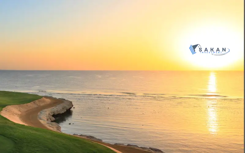 شروق الشمس في قرية سوما باي