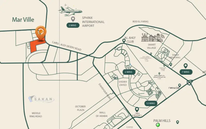 كمبوند Marville New Zayed مارفيل نيو زايد معلومات