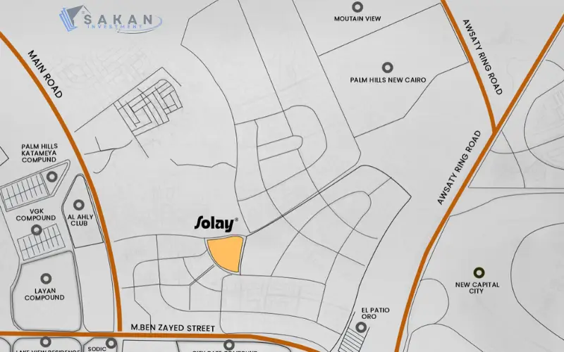 موقع كمبوند سولاي على الخريطة