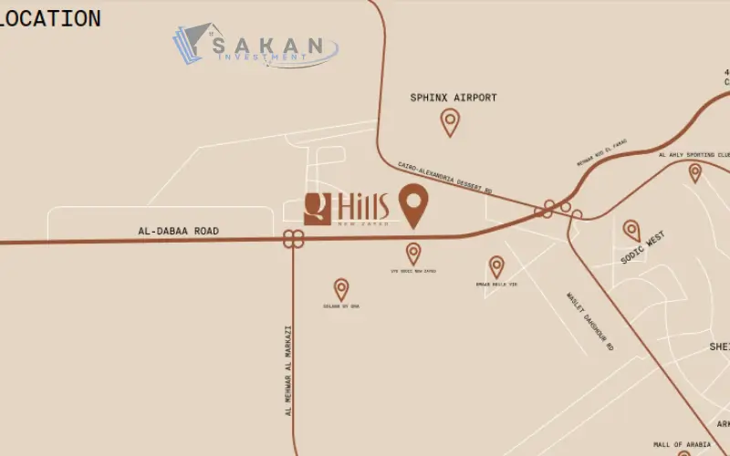 كمبوند كيو هيلز زايد الجديدة