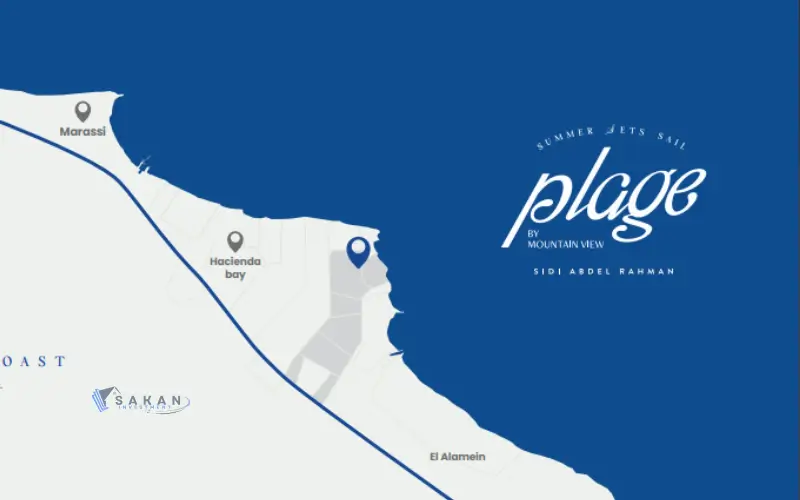 موقع قرية بلاج