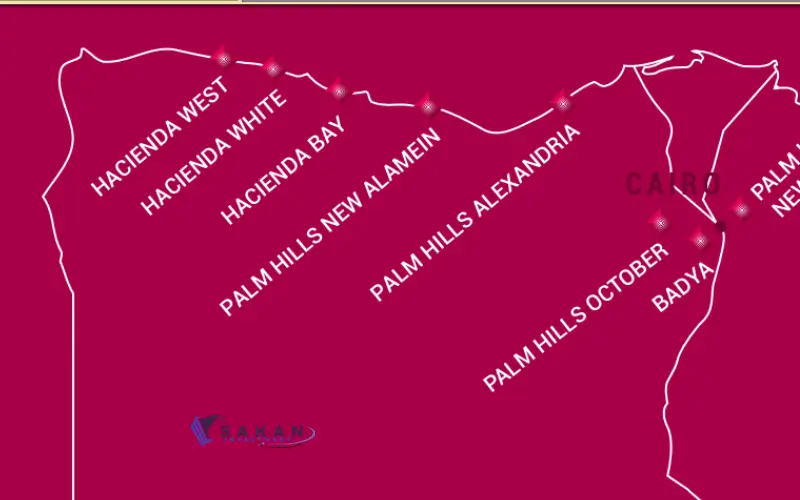 مشروع بالم هيلز العلمين الجديدة