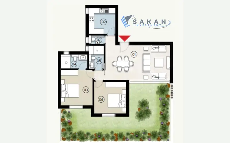 تصميم زيد ايست التجمع الخامس