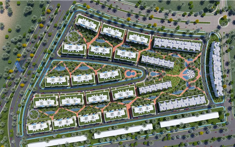 كمبوند ميدتاون كوندو العاصمة الادارية الجديدة 50 شقة متاحة الان Midtown Condo