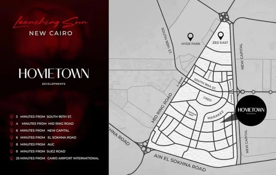 كمبوند هوم ريزيدنس التجمع السادس Home Residence New Cairo مقدم 5%