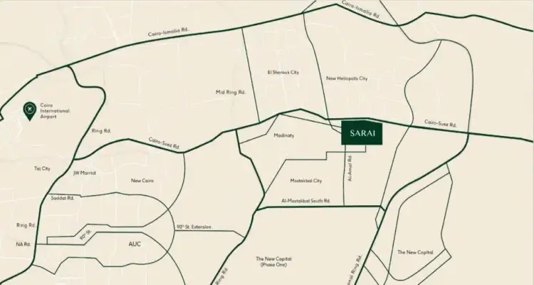 Elm Tree Park at Sarai, New Cairo