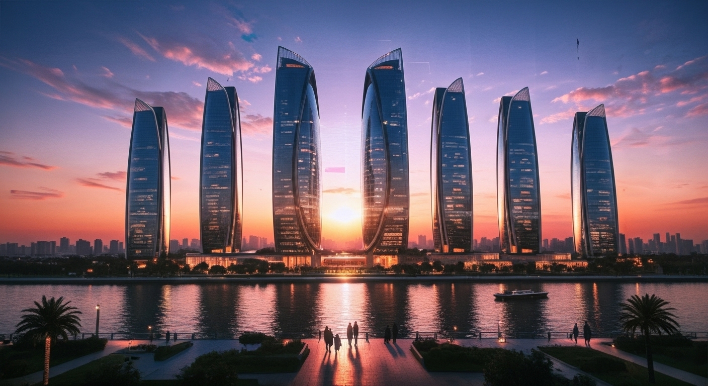 الابراج الايقونية جريان الشيخ زايد