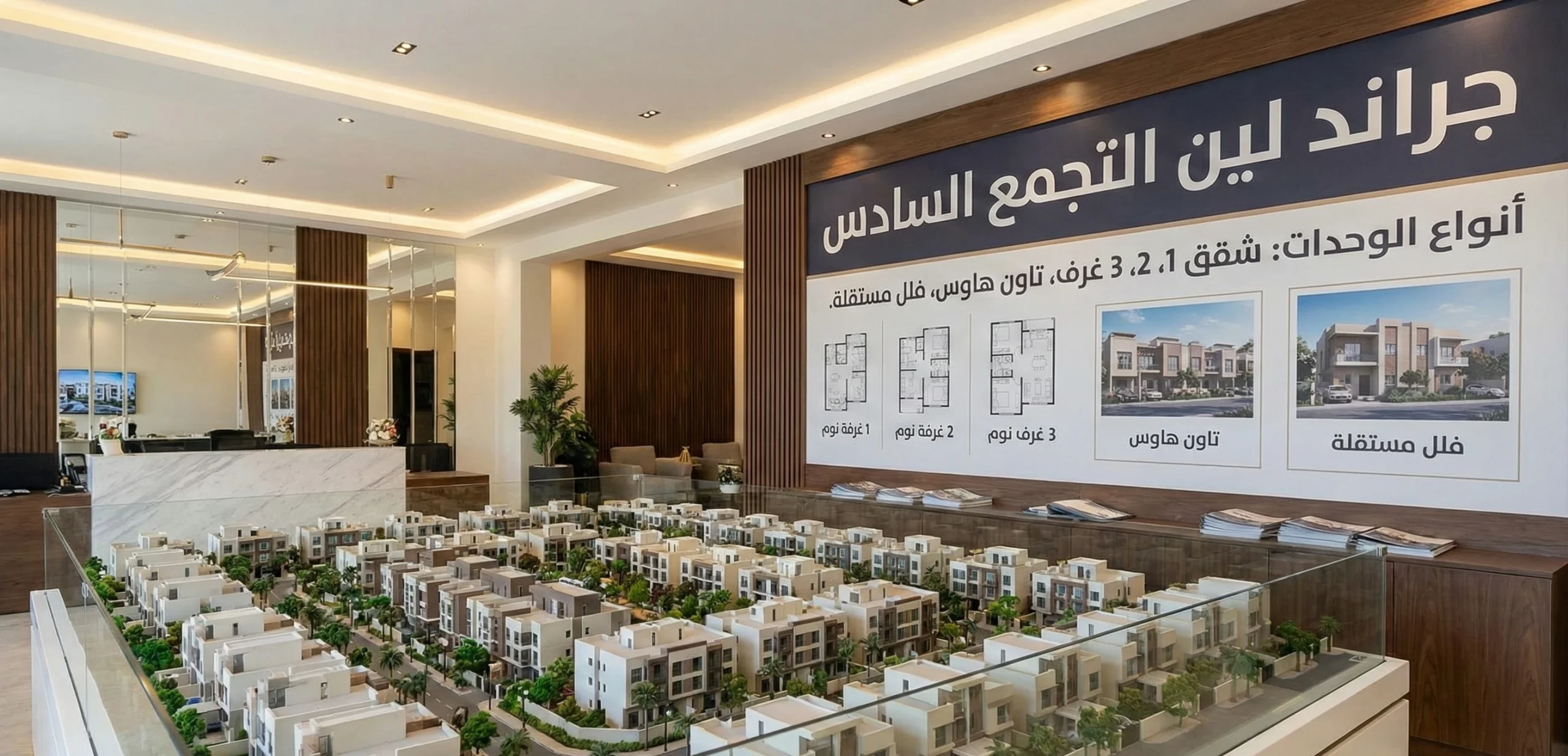 كمبوند جراند لين التجمع السادس Grand Lane تفاصيل واسعار والاقساط