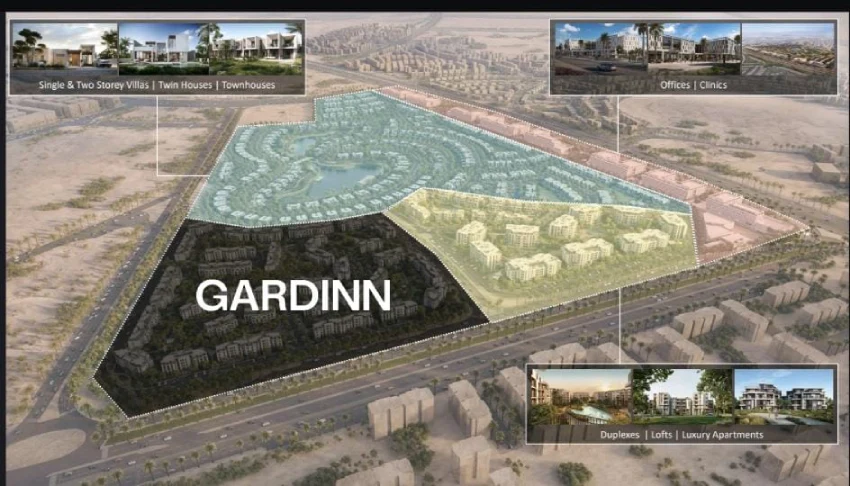 جارد ان سولانا إيست التجمع الخامس Gardinn Solana East مقدم 5%