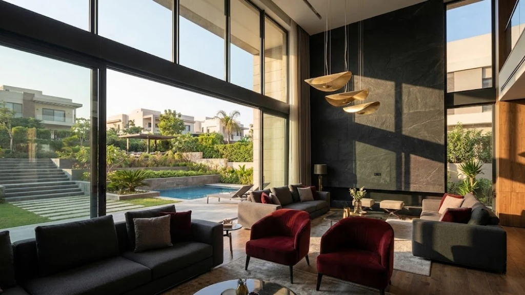 كمبوند هايد بارك تيراسيز التجمع الخامس Hyde Park Terraces مقم 5%